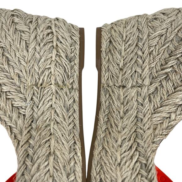 Christian Louboutin Mafaldina Zeppa 120 Wedge Sandal Orange Size 40 - Picture 13 of 15